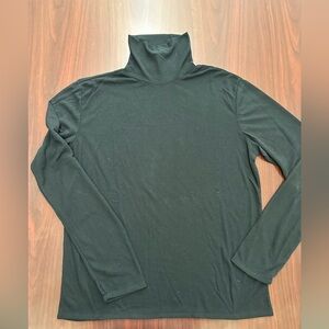 Banana Republic Sheer Black Turtleneck